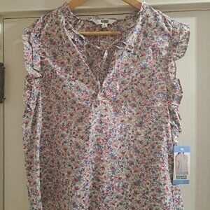 Sleeveless ruffles Steve Madden Ditzy Top - Size Large